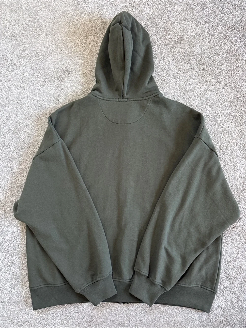 GAP Men's Olive Full-Zip Hooded Sweater